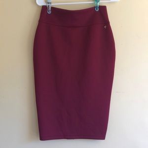 Burgundy skirt by Thalia Sodi